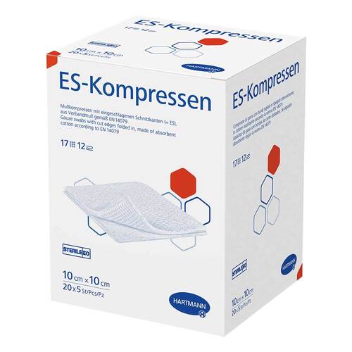 ES-Kompressen steril 10x10 cm 12fach Gro&szlig;packung - 1