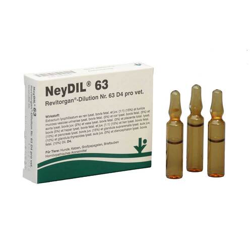 Neydil Nr.63 Revitorgan Dil.D 4 pro Ampullen vet. (f&uuml;r Tiere) - 1
