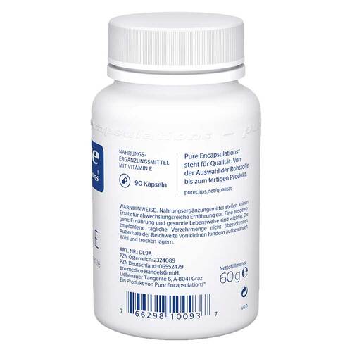Pure Encapsulations Vitamin E Kapseln - 2