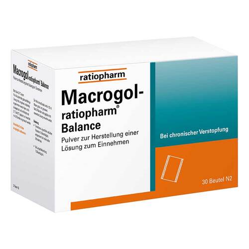 Macrogol-ratiopharm Balance Pulver zur H.e.L.zum Einnehmen  - 1