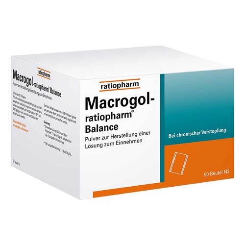 Macrogol-ratiopharm Balance Pulver zur H.e.L.zum Einnehmen  - 1