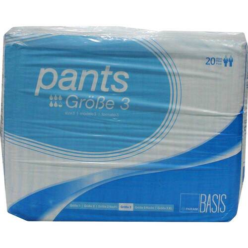 Param Pants Basis Tag Gr&ouml;&szlig;e 3 - 1