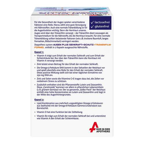 Doppelherz Augen plus Sehkraft + Schutz system Kapseln  - 6
