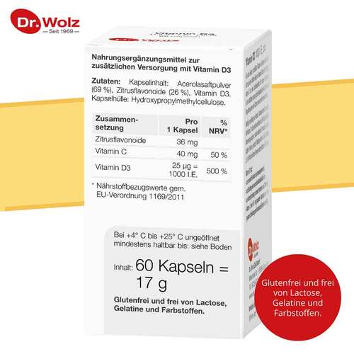 Vitamin D3 1000 I.E. plus Dr.Wolz Kapseln - 7