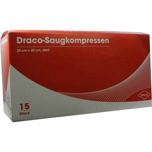 SAUGKOMPRESSEN steril 20x20 cm Draco - 1