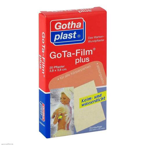 GOTA FILM plus 3,8x3,8 cm Pflaster - 1
