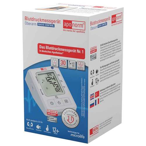 Aponorm Blutdruckmessger&auml;t Basis Control Oberarm - 4