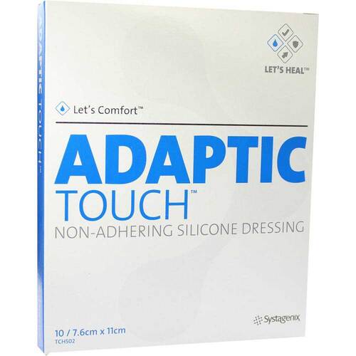 ADAPTIC Touch 7,6x11 cm nichthaft.Sil.Wundauflage - 1