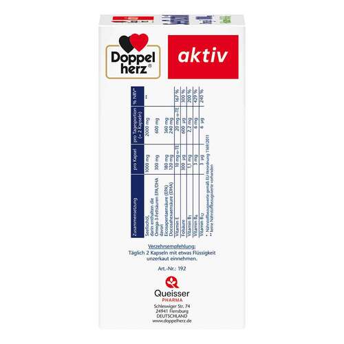Doppelherz Seefisch&ouml;l Omega-3 1.000 mg + Fols.Kapseln  - 4