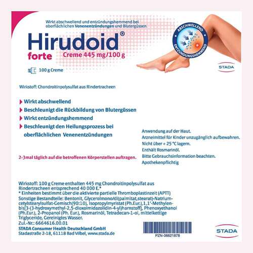 Hirudoid forte Creme 445 mg / 100 g - 2
