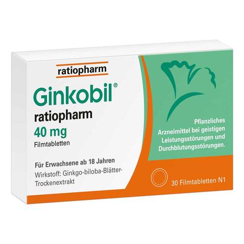 Ginkobil-ratiopharm 40 mg Filmtabletten - 1