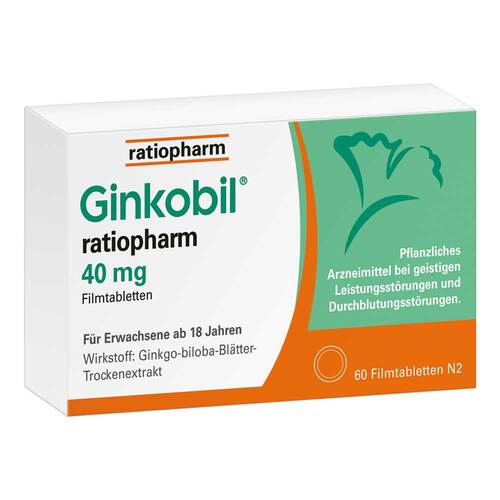 Ginkobil-ratiopharm 40 mg Filmtabletten - 1