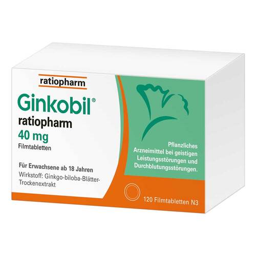 Ginkobil-ratiopharm 40 mg Filmtabletten - 1