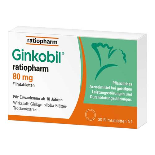 Ginkobil-ratiopharm 80 mg Filmtabletten - 1