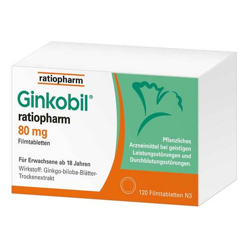 Ginkobil-ratiopharm 80 mg Filmtabletten - 1