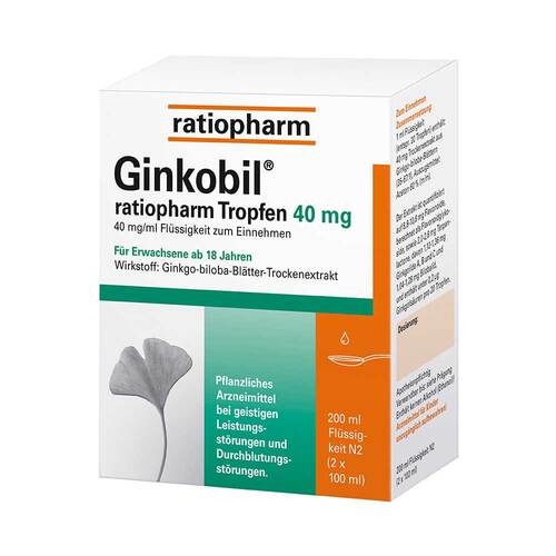 Ginkobil-ratiopharm Tropfen 40 mg - 1