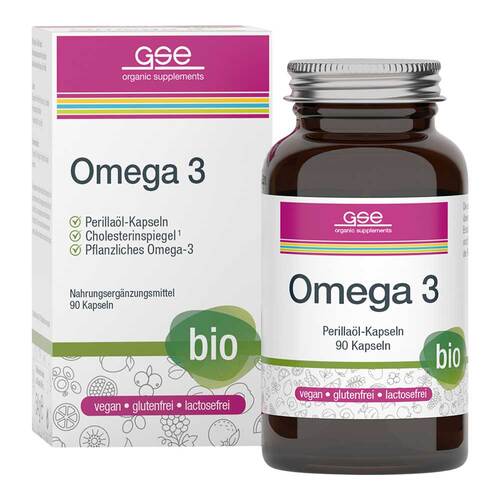 Gse Omega-3 Perilla&ouml;l biologische Kapseln - 1
