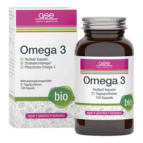 Gse Omega-3 Perilla&ouml;l biologische Kapseln - 1