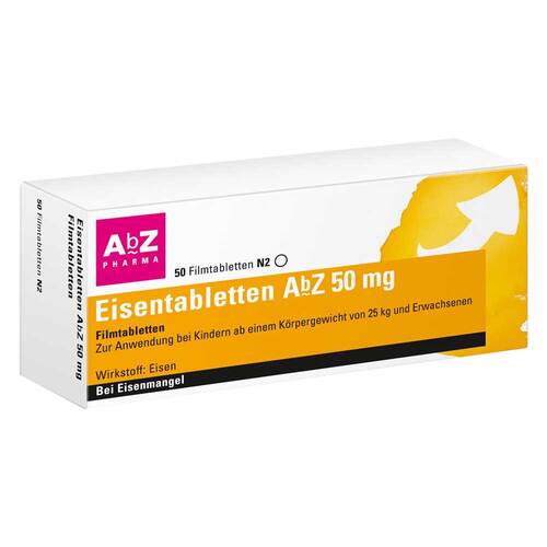 Eisentabletten Abz 50 mg Filmtabletten - 1