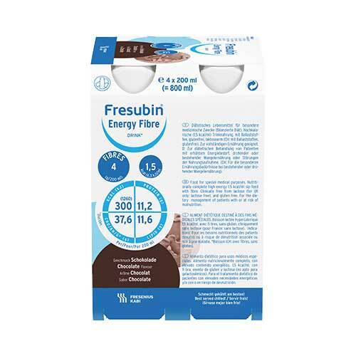 Fresubin Energy Fibre Drink Schokolade Trinkflasche  - 1