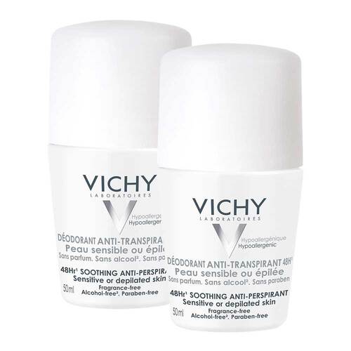 VICHY DEO Roll-on Sensitiv Antitrans.48h Doppelp. - 1