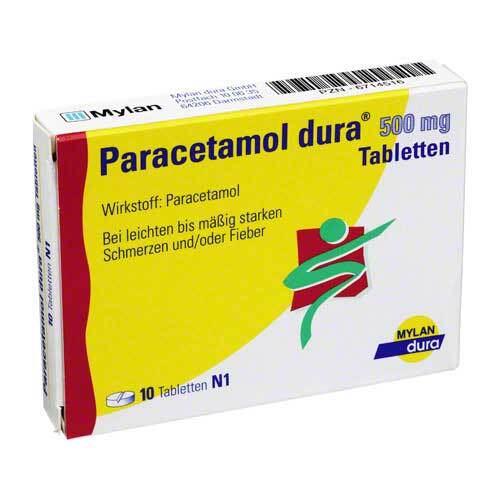 Paracetamol dura 500 mg Tabletten - 1