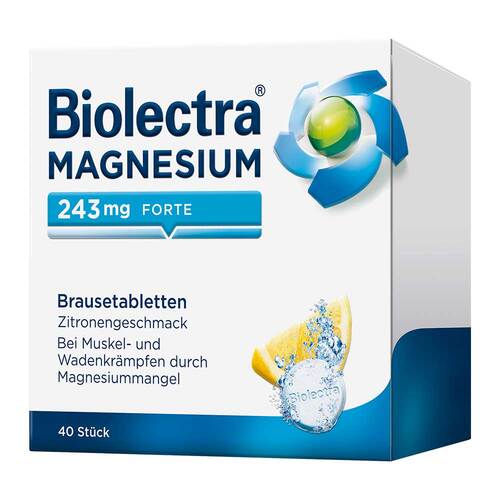 Biolectra Magnesium 243 mg forte Zitrone Brausetabletten  - 1