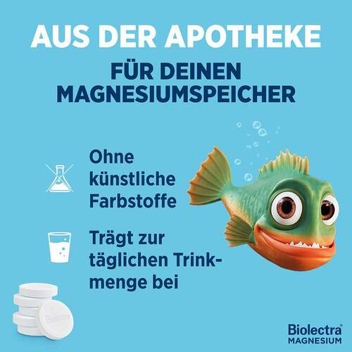 Biolectra Magnesium 243 mg forte Zitrone Brausetabletten  - 4