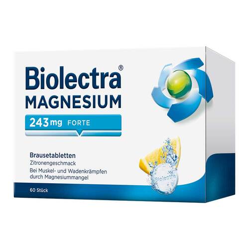 Biolectra Magnesium 243 mg forte Zitrone Brausetabletten  - 1