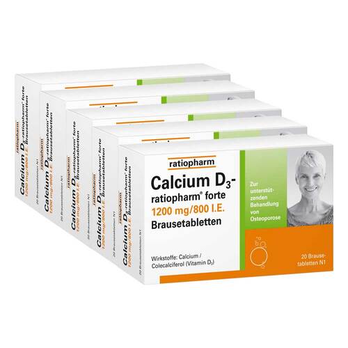 Calcium D3-ratiopharm forte Brausetabletten - 1