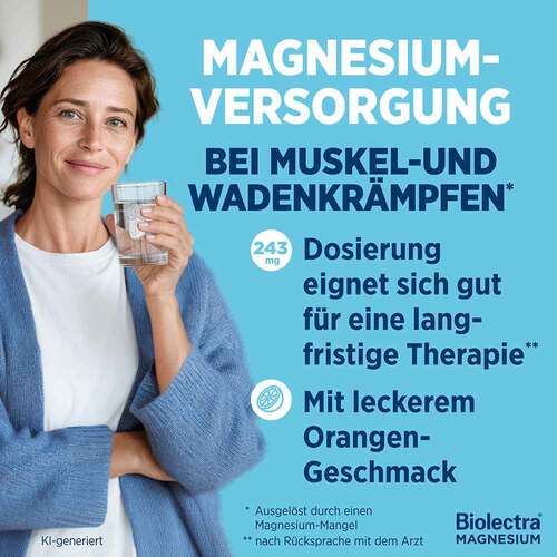 Biolectra Magnesium 243 mg forte Orange Brausetab. - 3