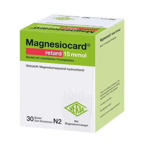 Magnesiocard retard 15 mmol Beutel mit ret.Filmtabletten  - 1