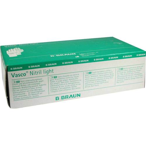 VASCO Nitril light Untersuchungshandschuhe S - 1