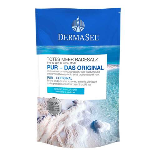 Dermasel Totes Meer Badesalz Pur - 1