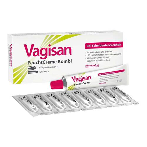 Vagisan Feuchtcreme Kombi 8 Ovula + 10 g Creme - 1