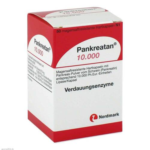 Pankreatan 10.000 magensaftresistente Hartkapseln - 1