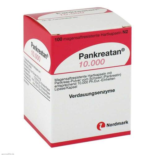 Pankreatan 10.000 magensaftresistente Hartkapseln - 1