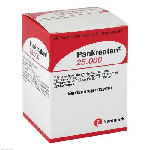 Pankreatan 25.000 magensaftresistente Hartkapseln - 1