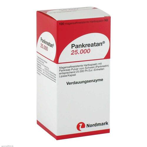 Pankreatan 25.000 magensaftresistente Hartkapseln - 1