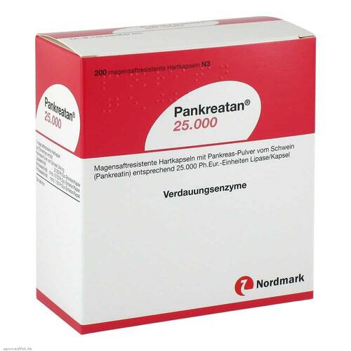 Pankreatan 25.000 magensaftresistente Hartkapseln - 1
