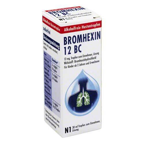 Bromhexin 12 BC Tropfen zum Einnehmen - 1