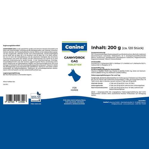 Canhydrox Gag Tabletten vet. (f&uuml;r Tiere) - 2