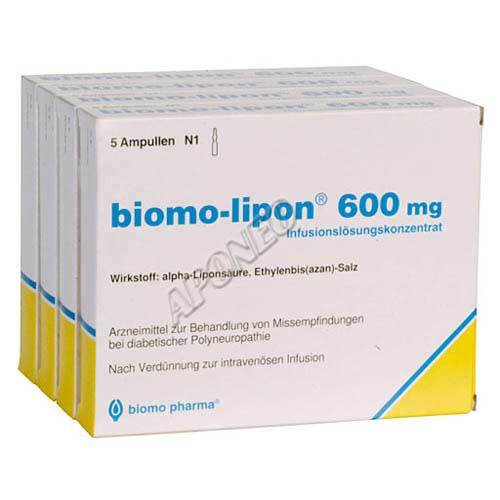 Biomo-lipon 600 mg Ampullen - 1