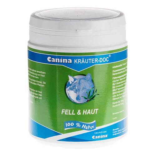 Canina Kr&auml;uter-Doc Fell&Haut Pulver vet. (f&uuml;r Tiere) - 1