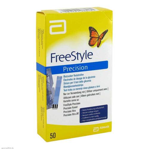 Freestyle Precision Blutzucker Teststreifen ohne Codierung - 1