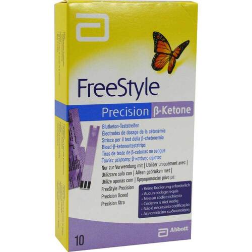 Freestyle Precision &szlig;-Ketone Blutketon Teststreifen  - 1
