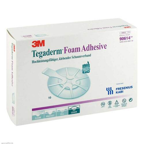 TEGADERM Foam Adhesive FK 6,9x7,6 cm oval 90614 - 1