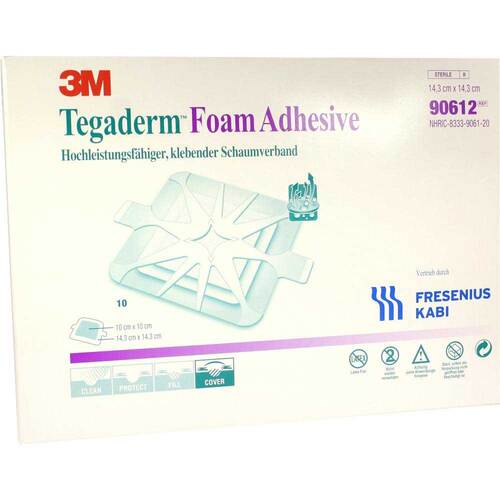 TEGADERM Foam Adhesive FK 14,3x14,3 cm 90612 - 1