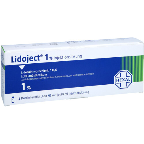 LIDOJECT 1% Injektionsl&ouml;sung in Durchstechflaschen - 1