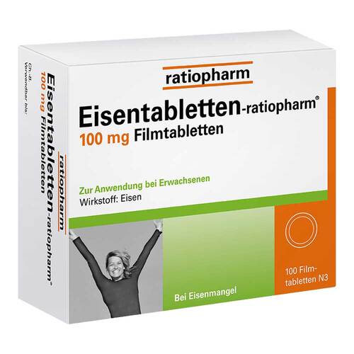 Eisentabletten-ratiopharm 100 mg Filmtabletten - 1